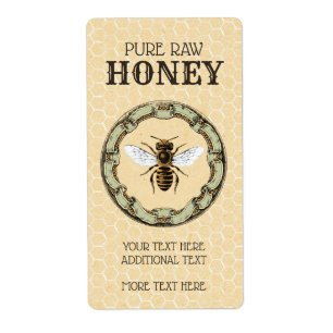 Vintage Bee Honey Jar 2