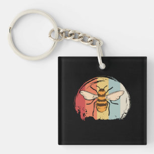 Vintage Bee Key Ring