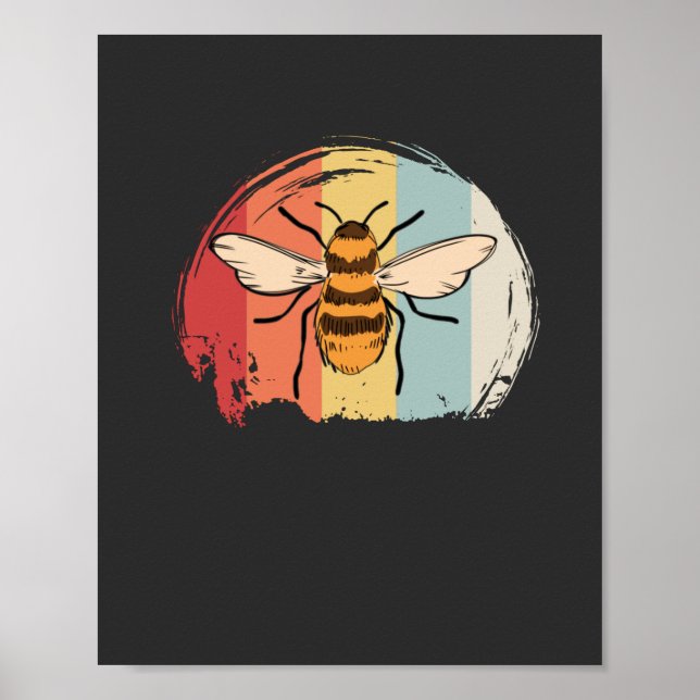 Vintage Bee Poster (Front)