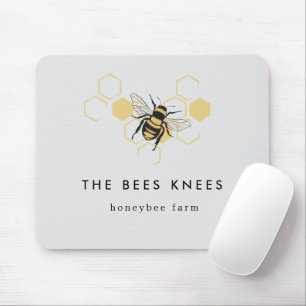 Vintage Beekeeping & Honeybee Farm Business Mouse Mat