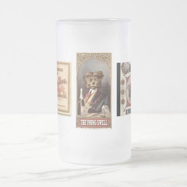 Vintage Beer Ads Mug (Center)