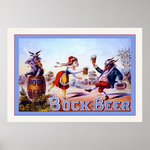 Vintage Beer Advertising Poster