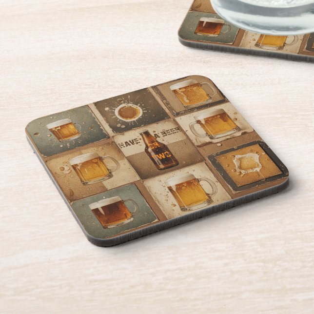 Vintage beer coaster (Left Side)