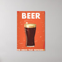 Vintage Beer Commercial poster.