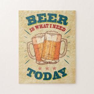 Vintage Beer Jigsaw Puzzle