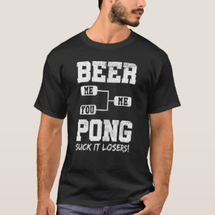 Vintage Beer Pong College Party Sports Winner T-Shirt