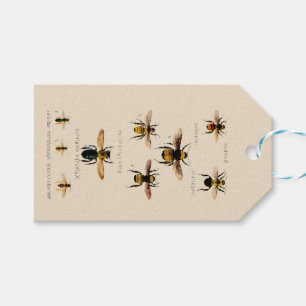 Vintage Bees Gift Tags