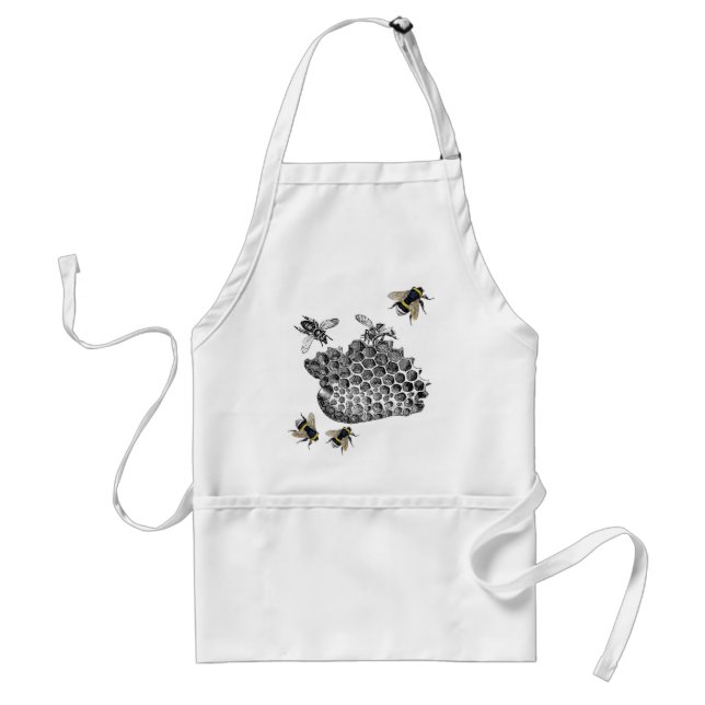 Vintage Bees Standard Apron (Front)