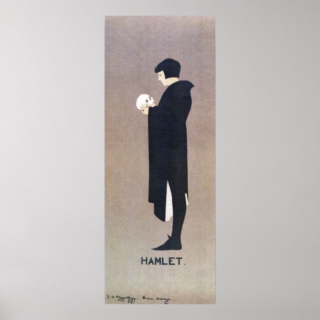 Vintage Beggarstaffs Hamlet vertical banner Poster (Front)