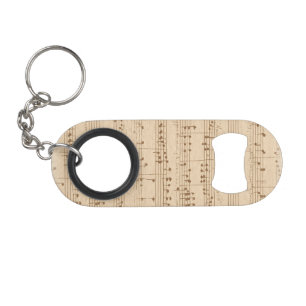 vintage beige music notes