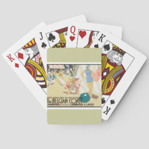 Vintage Belgian Coast Belgium Playing Cards