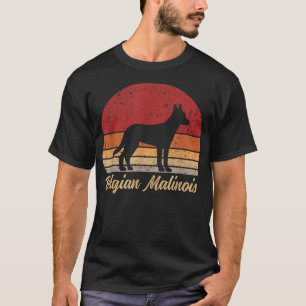 Vintage Belgian Malinois Dog Pet Lovers Men Women T-Shirt