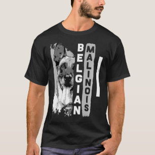 Vintage Belgian Malinois T design Dog Lovers gift T-Shirt