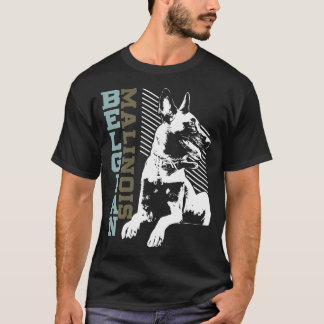 Vintage Belgian Malinois T design Dog Lovers gift  T-Shirt