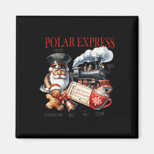 Vintage Believe Train North Pole Polar Express All Magnet
