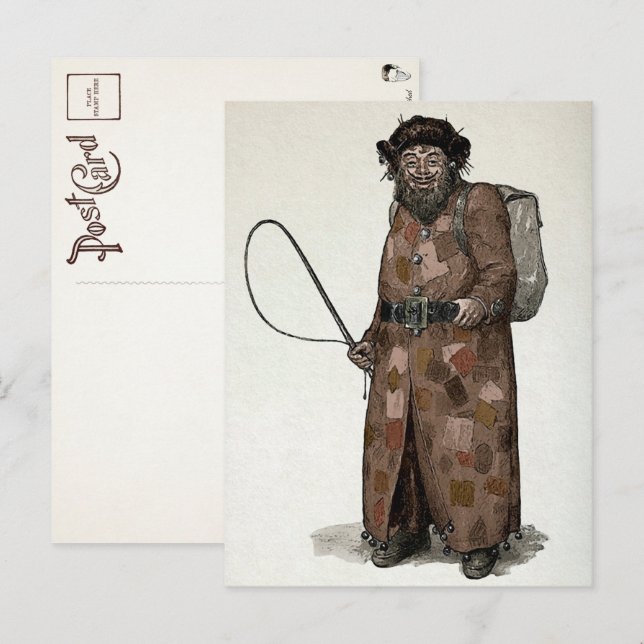 Vintage Belsnickel Postcard (Front/Back)