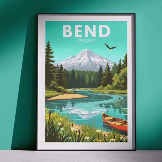 Vintage Bend Oregon Poster (Creator Uploaded)
