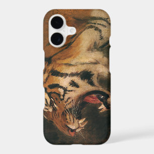 Vintage Bengal Tiger Big Cat Roaring, Wild Animal
