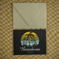 Vintage Benidorm Spain Summer Vacation