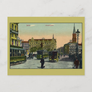 Vintage Berlin Alexanderplatz Postcard