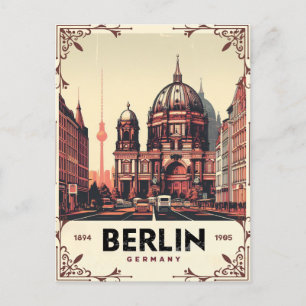 vintage berlin cathedral - Collegiate Church  Postcard
