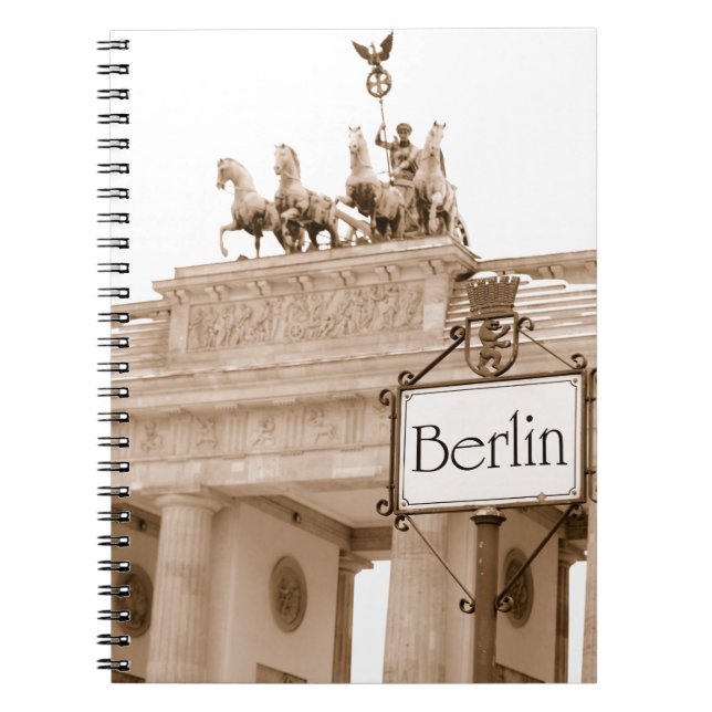 Vintage Berlin design Notebook (Front)