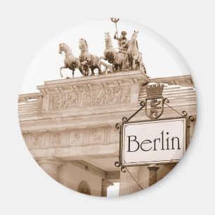 Vintage Berlin fridge magnet