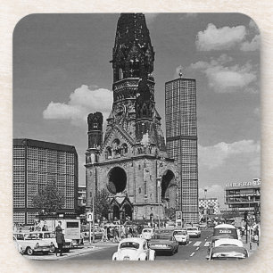 Vintage Berlin Kaiser Wilhelm Memorial church Coaster