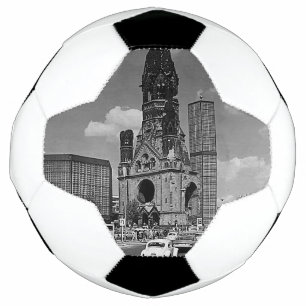 Vintage Berlin Kaiser Wilhelm Memorial church Magn Football