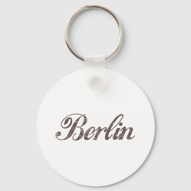 Vintage Berlin Key Ring (Front)