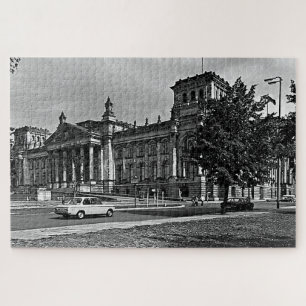 Vintage Berlin Reichstag parliament house Jigsaw Puzzle