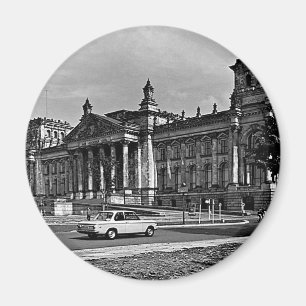 Vintage Berlin Reichstag parliament house Mouse Pa Magnet