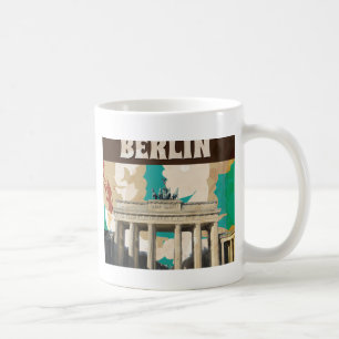 Vintage Berlin Travel Poster Coffee Mug