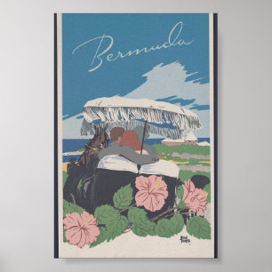Vintage Bermuda Travel Poster