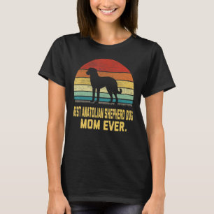Vintage Best Anatolian Shepherd Dog Mum Ever T-Shirt