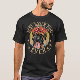 Vintage Best Boer Mum Ever Dog Lover Mother's Day T-Shirt