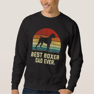 Vintage Best Boxer Dad Ever  Dog Sweatshirt