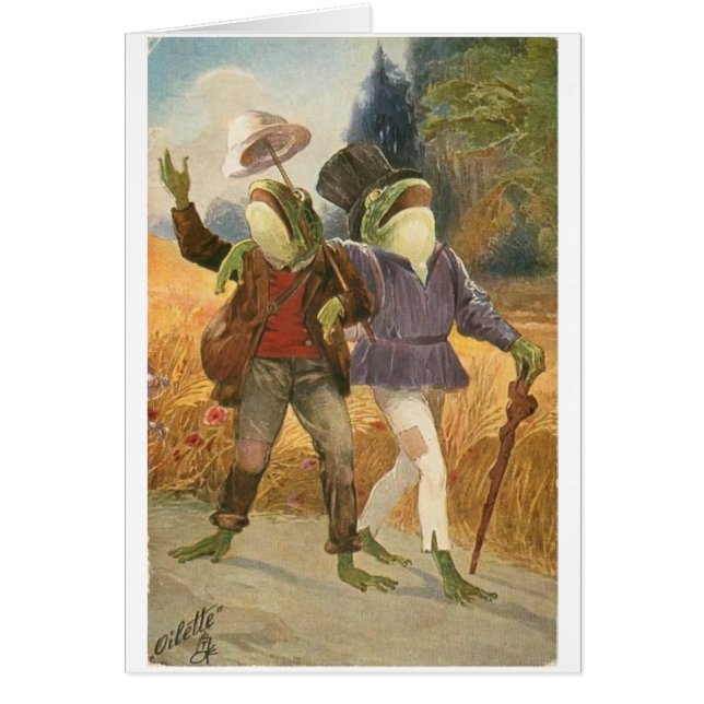 Vintage - Best Buddy Frogs, (Front)