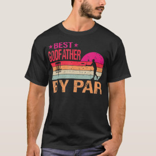 Vintage Best By Par Disc Golf Funny Fathers Day T-Shirt