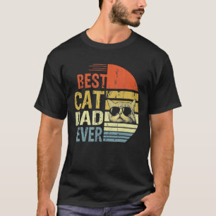 Vintage Best Cat Dad Ever Cat Daddy 1 T-Shirt
