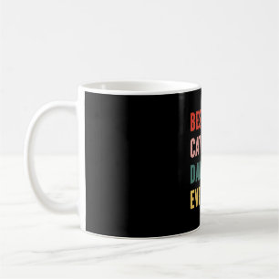 Vintage Best Cat Dad Ever Cat Daddy Gift Coffee Mug