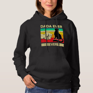 Vintage Best Cat Dada Ever Bump Fit Cat Dad Hoodie