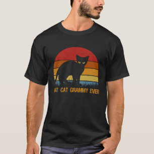 Vintage Best Cat Grammy Ever Cat Mummy T-Shirt