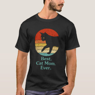 Vintage Best Cat Mum Ever Gift Cat Mummy Mother Gi T-Shirt