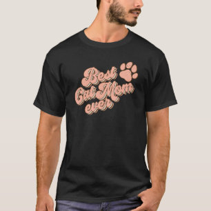 Vintage Best Cat Mum Ever Mother's Day For Cat T-Shirt