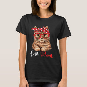 Vintage Best Cat Mum Ever Mothers Day Mummy Mama T-Shirt