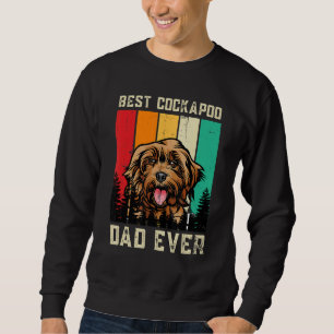 Vintage Best Cockapoo Dad Ever Father's Day Sweatshirt