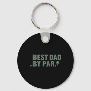 Vintage Best Dad By Par Father#39;s Day Golfing Bi Key Ring