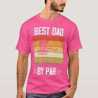 Vintage Best Dad By Par Golfing Father s Day Golf  T-Shirt