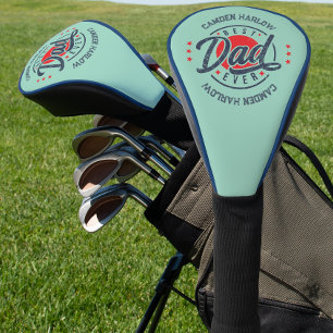 Vintage Best Dad Ever Name Golf Head Cover